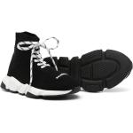 Sneakers stringate larghezza E nere numero 31 in tessuto con stringhe antiscivolo per Donna Balenciaga Speed 