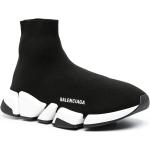 Sneakers alte larghezza E nere numero 48 di gomma per Donna Balenciaga Speed 