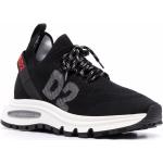 Sneakers stringate larghezza E nere numero 42,5 in poliuretano con stringhe Dsquared2 