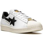 Sneakers stringate larghezza E bianche di gomma con stringhe per Donna adidas Superstar 80s 