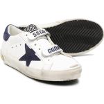 Sneakers larghezza A bianche numero 35 di gomma chiusura velcro a strappo per Donna Golden Goose Super Star 