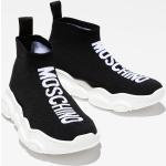 Sneakers larghezza E scontate nere numero 29 di gomma per Donna Moschino Kids 
