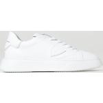 Sneakers basse larghezza E casual bianche numero 41 di cotone Philippe Model 