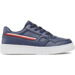 Sneakers basse scontate blu scuro numero 35 in similpelle per bambini Tommy Hilfiger 