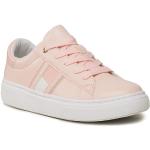 Sneakers basse scontate rosa numero 39 in similpelle per bambini Tommy Hilfiger 