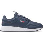 Sneakers basse scontate blu scuro numero 42 in similpelle per Uomo Tommy Hilfiger 