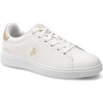 Sneakers basse scontate bianche numero 41 in similpelle per Donna u.s polo assn. 