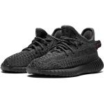 Sneakers stringate larghezza E nere di gomma con stringhe antiscivolo per Donna adidas Yeezy Boost 350 v2 