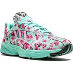 Sneakers stringate larghezza E verdi di gomma a fiori con stringhe per Donna adidas Yung-1 