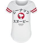 Snoopy - Japanese - T-Shirt - Donna - bianco