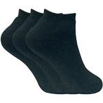 Sock Snob 3 paia donna corti caldo invernali termici calzini con pile (37-42 Eur, TTS Black)