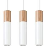 Lampadari minimalisti bianchi in acciaio compatibile con GU10 sollux 