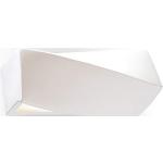 Sollux Lighting SL.0229 - Lampada da parete classica per soggiorno in ceramica bianca (può essere dipinta) - OLLUX Sigma Mini SL.0229 - Lampada LED E-27