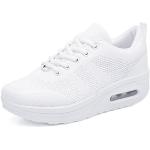 Solshine, sneaker Walkmaxx, da donna, eleganti, con plateau e lacci, scarpe fitness shape-up, (bianco), 35 EU