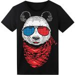 Magliette & T-shirt led L di cotone a tema panda per festa per Uomo 