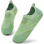 Pantofole verdi numero 35 di gomma con allacciatura elasticizzata traspiranti da viaggio per Donna 