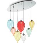 Lampadari moderni multicolore di vetro Ideal Lux 