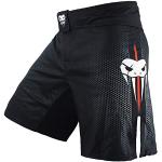 Pantaloncini neri XL taglie comode da MMA per Uomo 