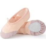 Scarpe larghezza E beige numero 33 di cotone antiscivolo da danza classica per bambini 