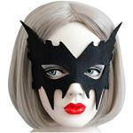Maschere nere per festa di Carnevale Batman Batgirl 