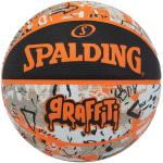 Palloni arancioni di legno da basket Spalding 