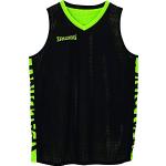 T-shirt nere 3 XL taglie comode mezza manica da basket per Uomo Spalding 