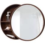Specchi rotondi marroni diametro 50 cm 