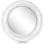 Specchi rotondi shabby chic bianchi diametro 42 cm 