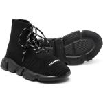 Sneakers stringate larghezza E nere numero 31 in tessuto con stringhe antiscivolo per Donna Balenciaga Speed 