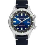 Spinnaker Mens 42mm Bradner Automatic Atlantic Blue 3 Hands Watch with Genuine Leather Strap SP-5062-03