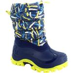 Stivali invernali larghezza E blu numero 32 di pile con stringhe idrorepellenti per bambini Spirale 