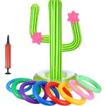 Giochi lancio degli anelli a tema cactus per bambini 