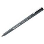 STAEDTLER Pigment Liner 308 - 10 penne a punta fine - Tratto 0,8 mm Nero