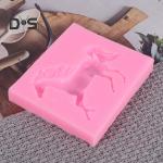 Stampi rosa in silicone con animali 
