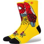 Calzini gialli XS di cotone per Uomo Stance Spiderman 