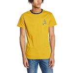 Uniforme Star Trek Comando Giallo James T Kirk Uomini di Starship T-shirt