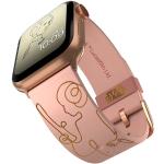 Star Wars - Cinturino per smartwatch Leia Organa in oro rosa con licenza ufficiale, compatibile con Apple Watch (non incluso)