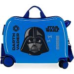 Star Wars Darth Vader - Valigia per bambini, blu, 50 x 38 x 20 cm, rigida ABS, chiusura a combinazione laterale, 34 l, 1,8 kg, 4 ruote, bagaglio a mano