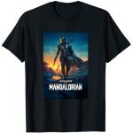 Magliette & T-shirt nere S film per Uomo Star wars The mandalorian 