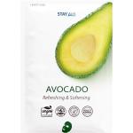 Maschere in tessuto biodegradabili naturali vegan all'avocado per Donna 
