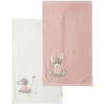 Sterntaler 2 asciugamani per bambini asino Emmi Girl flora rosa tinta unita