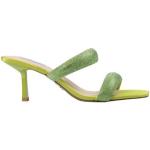 Sandali gioiello larghezza A verdi numero 37,5 di gomma tinta unita tacco a rocchetto per Donna Steve Madden 