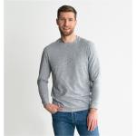 Magliette & T-shirt da lavoro grigie XXL sostenibili con manica lunga per Uomo 