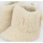 Stivaletti larghezza E bianco sporco di eco-pelliccia per neonato Primigi 