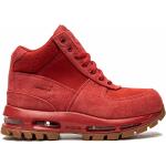 Stivali invernali larghezza A rossi in pelle di camoscio antiscivolo per Donna Nike Air Max 