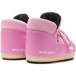 Stivali alti larghezza E rosa numero 34 di gomma con stringhe per Donna Moon Boot 