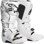 Stivali larghezza E bianco sporco di gomma antiscivolo moto Alpinestars Tech 