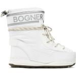 Stivali invernali scontati bianchi numero 35 per Donna Bogner 