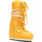 Stivali stringati larghezza E gialli numero 34 di gomma con stringhe idrorepellenti per Donna Moon Boot Icon 