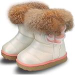Stivali invernali larghezza E bianchi numero 21 di pelliccia per bambini 